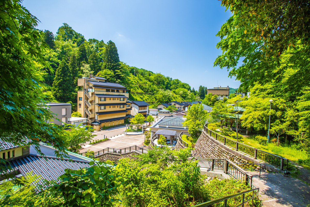 金沢湯涌温泉の風景