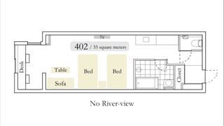 ツインルーム ストリートビュー