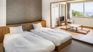 和洋室 (ツイン+和室6畳) ウォシュレットトイレ付  禁煙