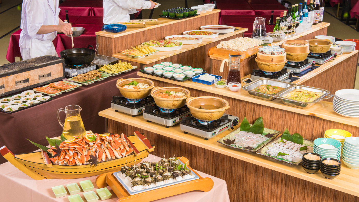 ファミリーバイキングで幸せな食事時間♪モダンなデザイナーズ旅館4058093