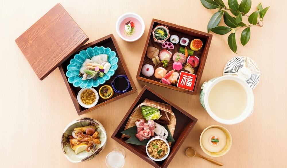 夕食 いろどりばこ一例① / 1