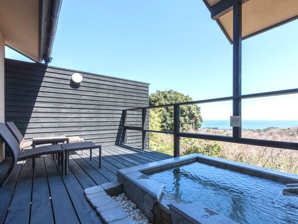 露天風呂付客室／琥珀④