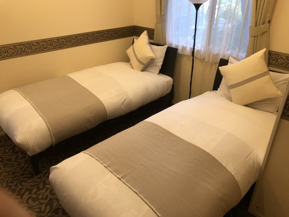 グランピングコテージの寝室例