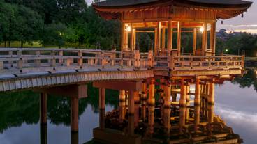 鷺池の浮見堂 / 5