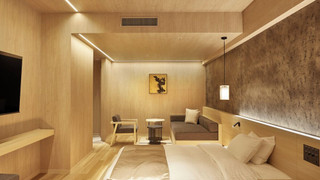 ラグジュアリーフロア ONEスイート02 (2ダブルベッド) 2～4名 禁煙