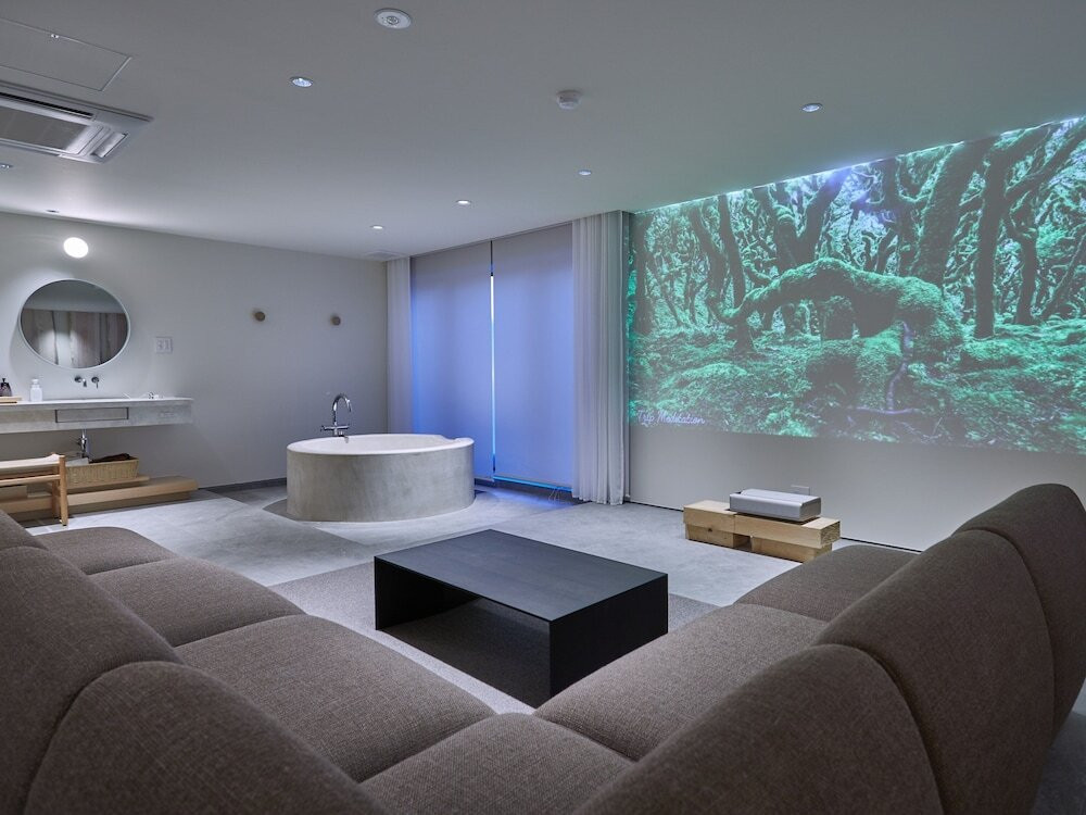 プライベートサウナスイート　プロジェクター