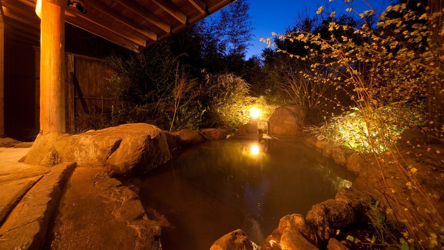 露天風呂で星空を満喫♡ロマンチックな時間を堪能3542671