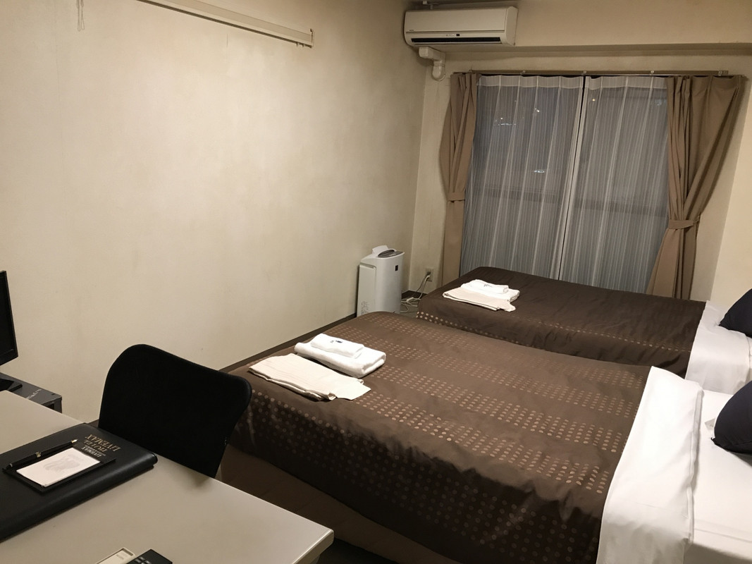 ツインの部屋に泊まりました