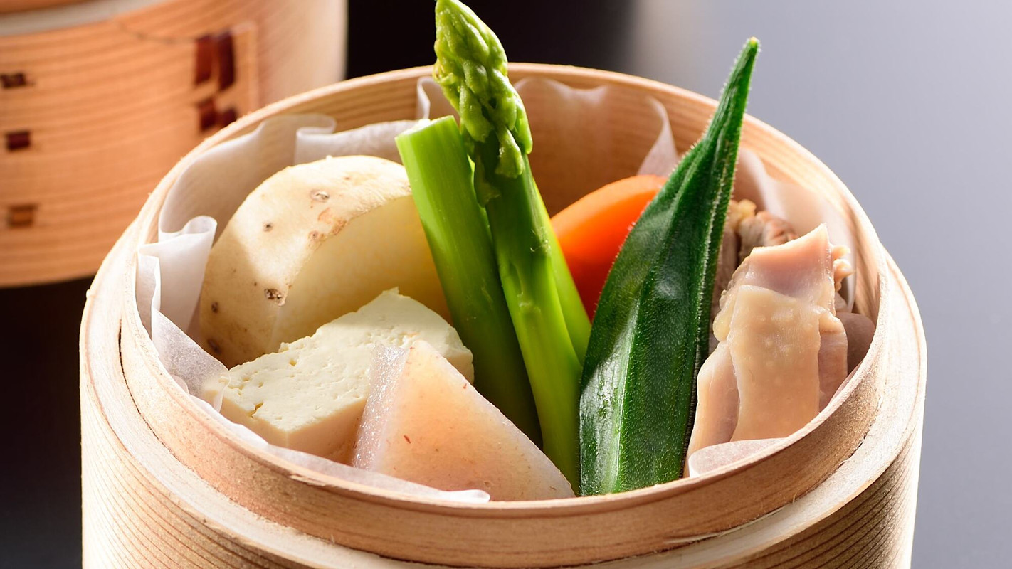 夕食/蒸籠蒸し一例