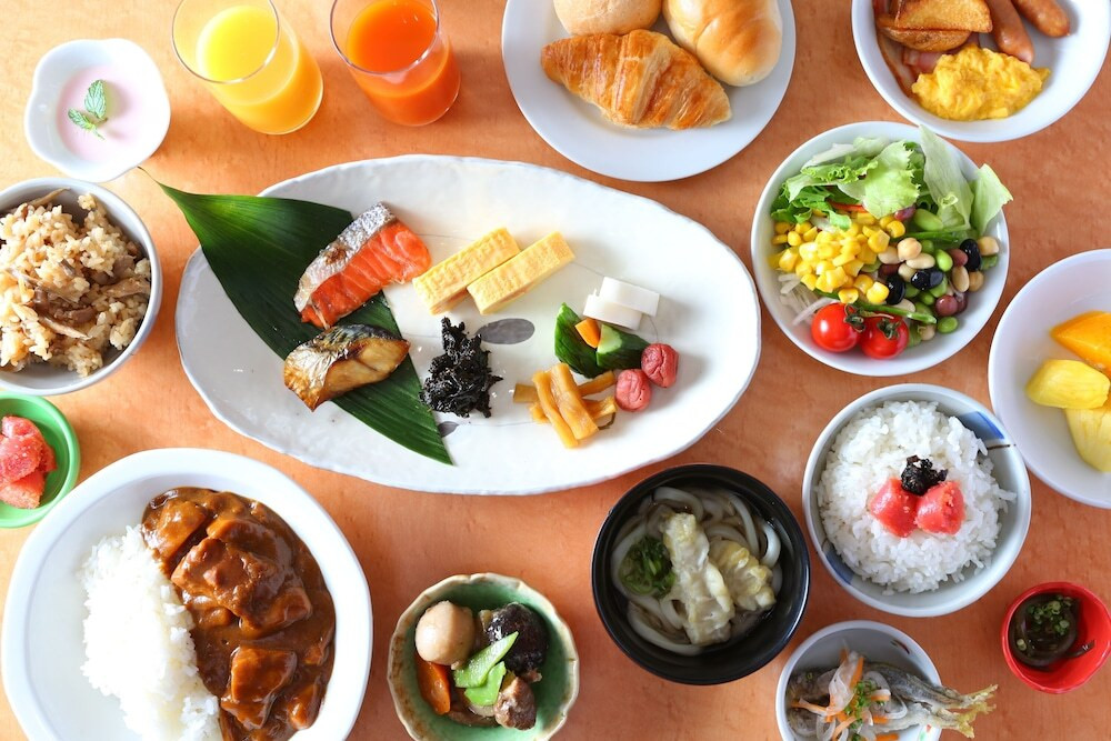 朝食ビュッフェ