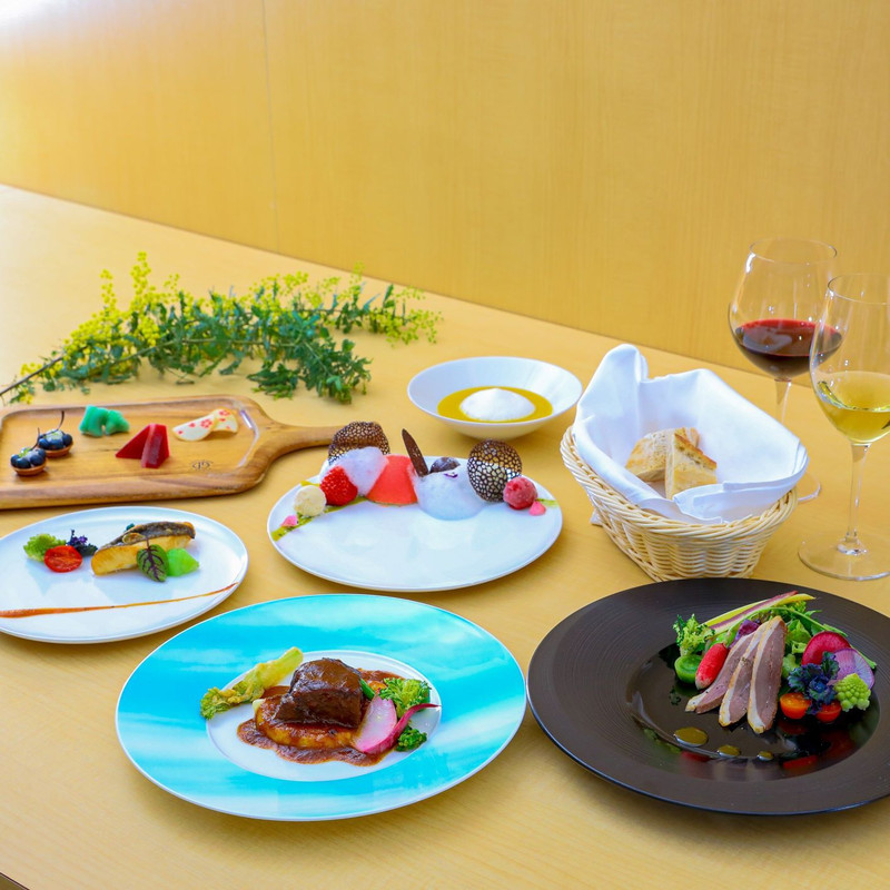 ブルシエールのフレンチコース例