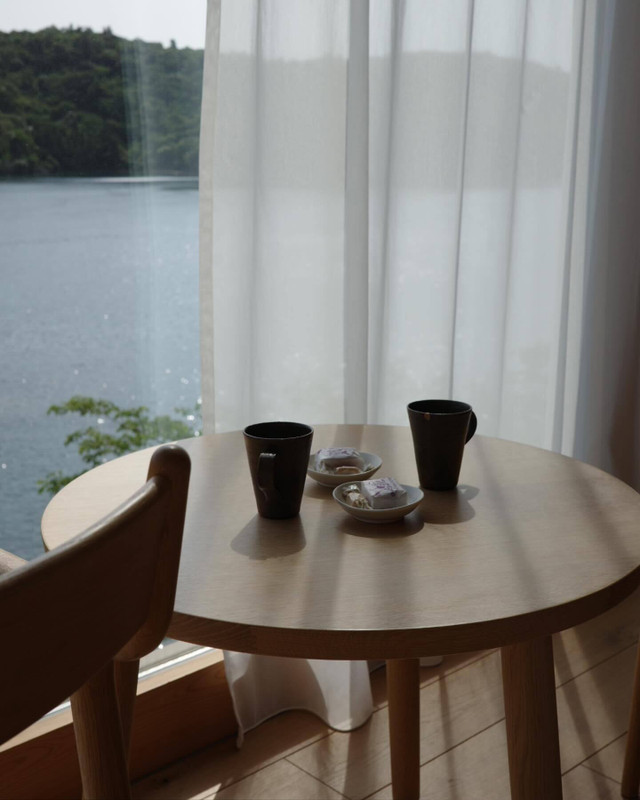 客室のコーヒーセット