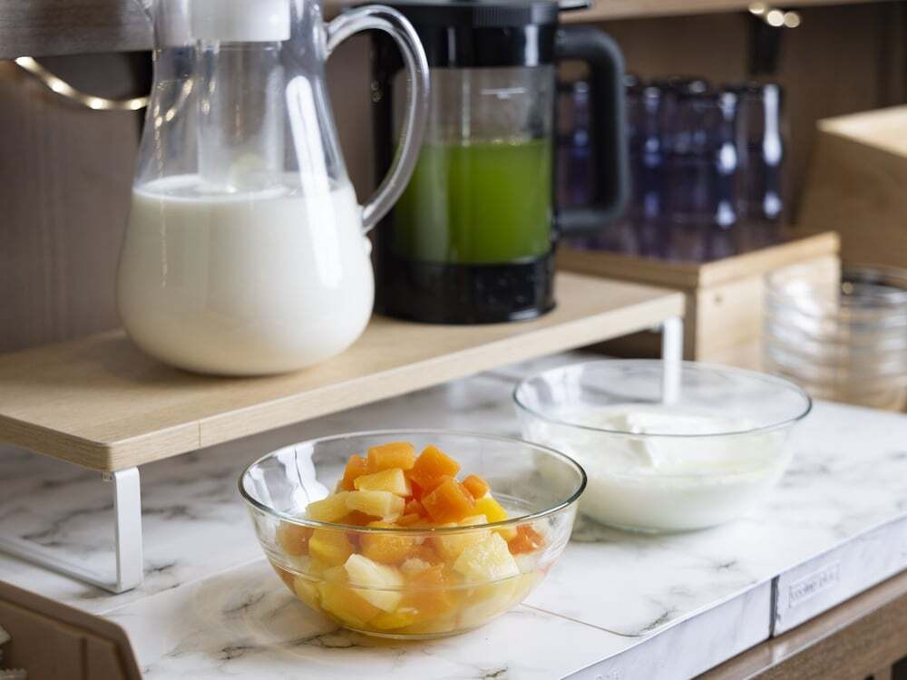 朝食ビュッフェ