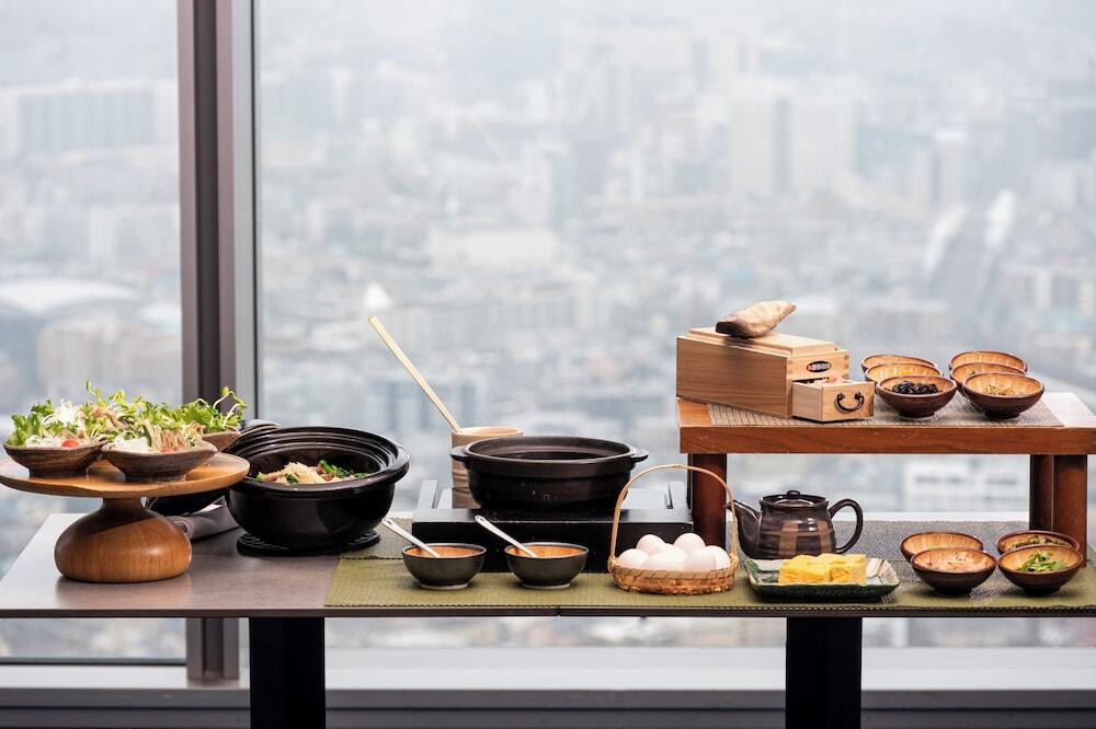 朝食ビュッフェ 料理コーナー