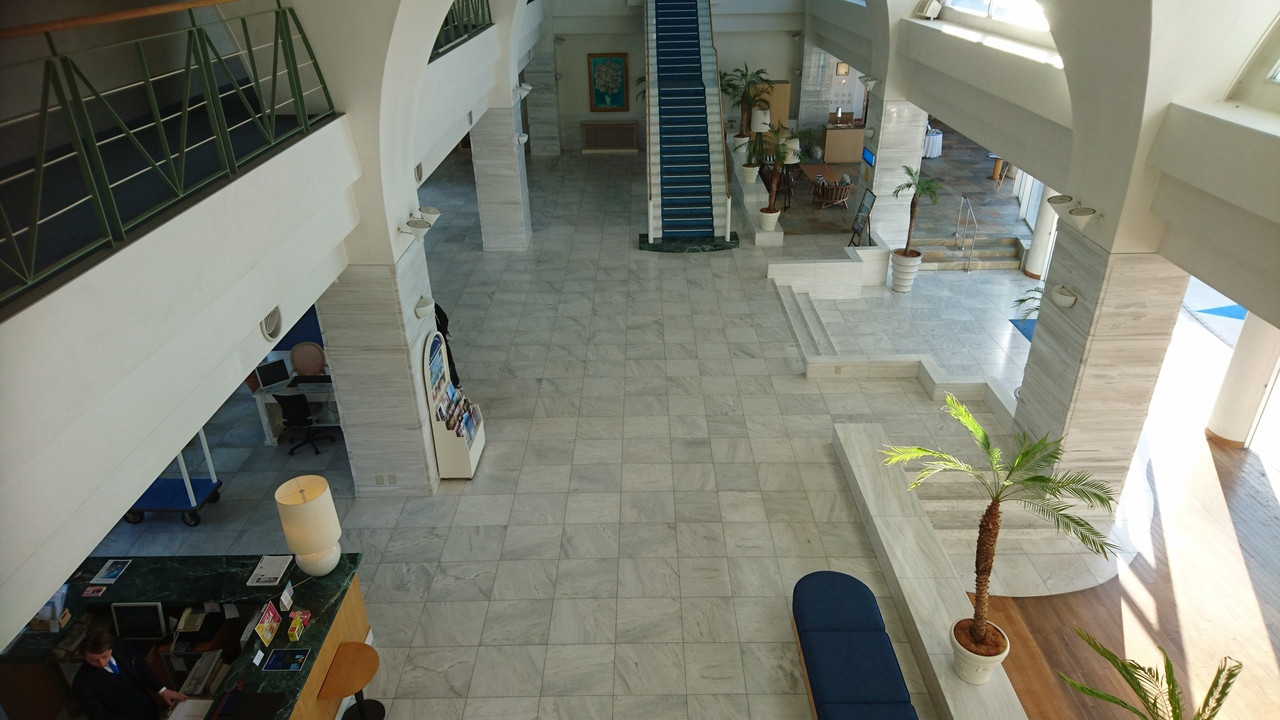 ホテルのロビーです。