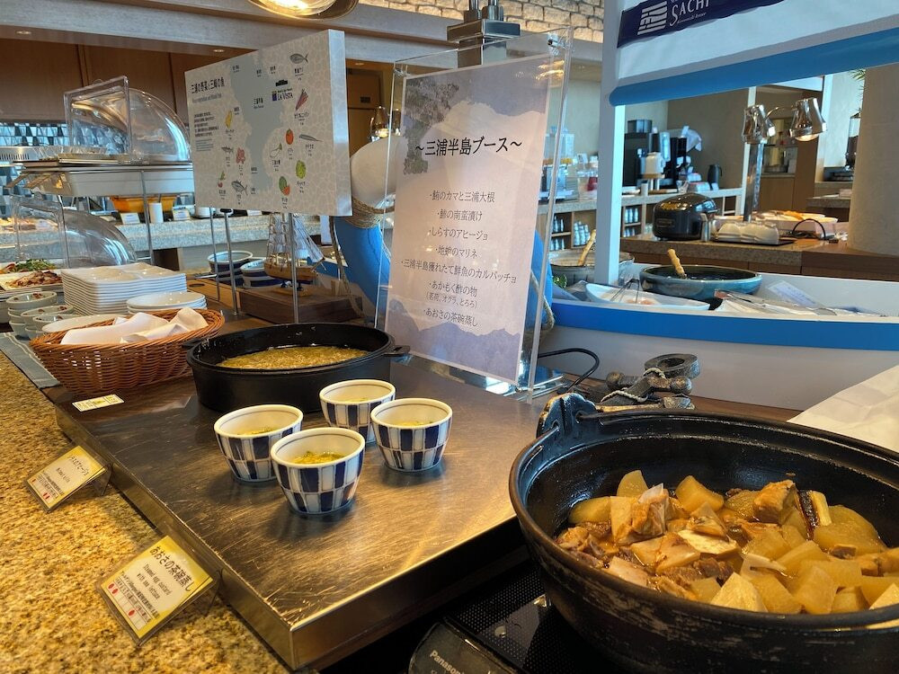 朝食バイキング 三浦半島ブース