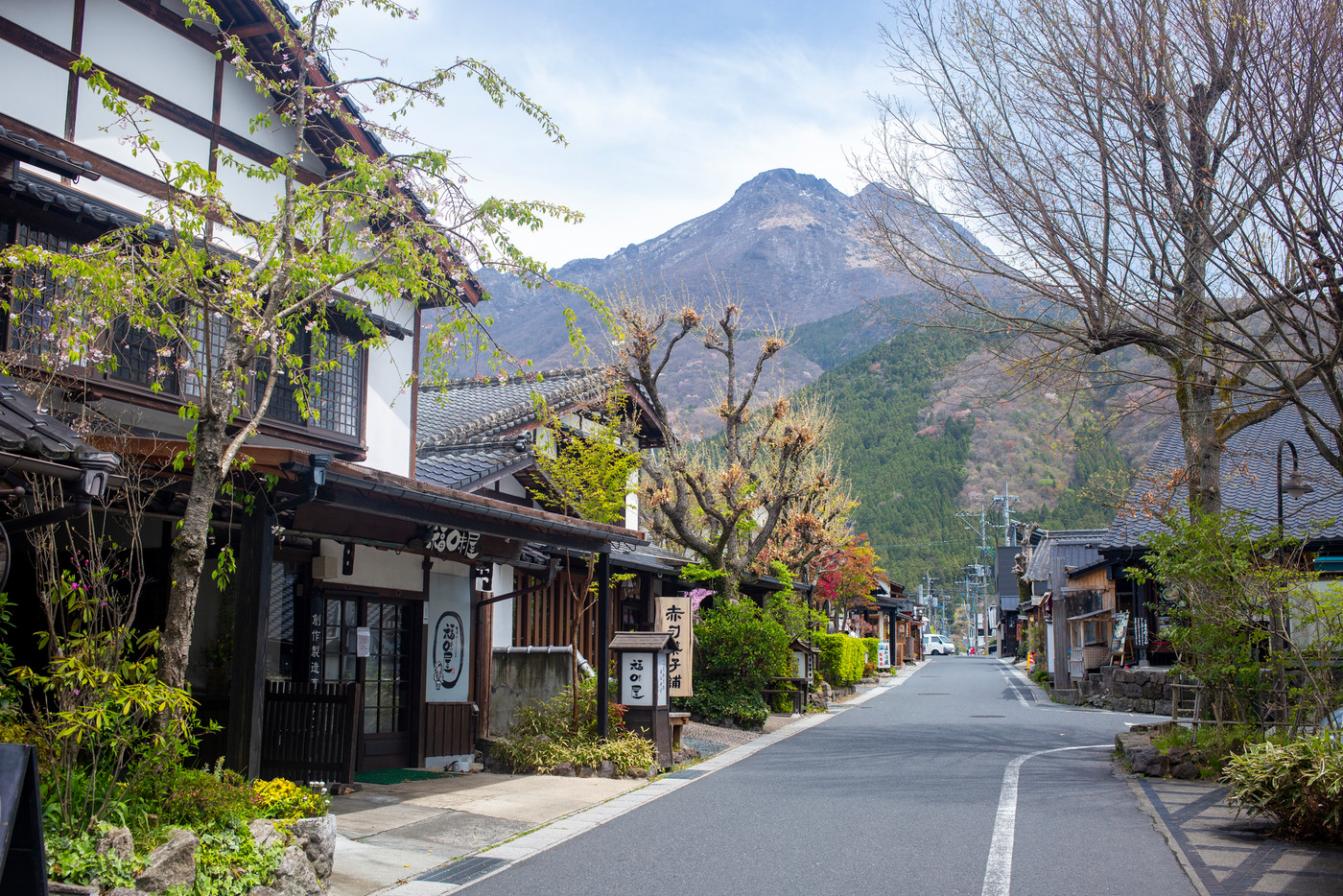 湯布院　湯の坪街道