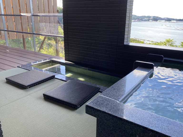 客室露天風呂一例④