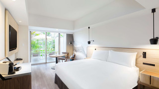 エグゼクティブ ルーム キングベッド 1 台 テラス (Outdoor Bath)