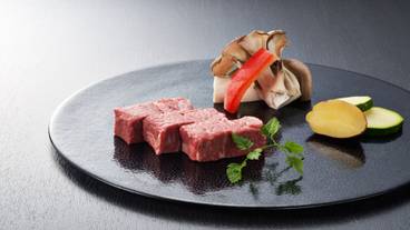 夕食一例/信州牛ステーキ / 3