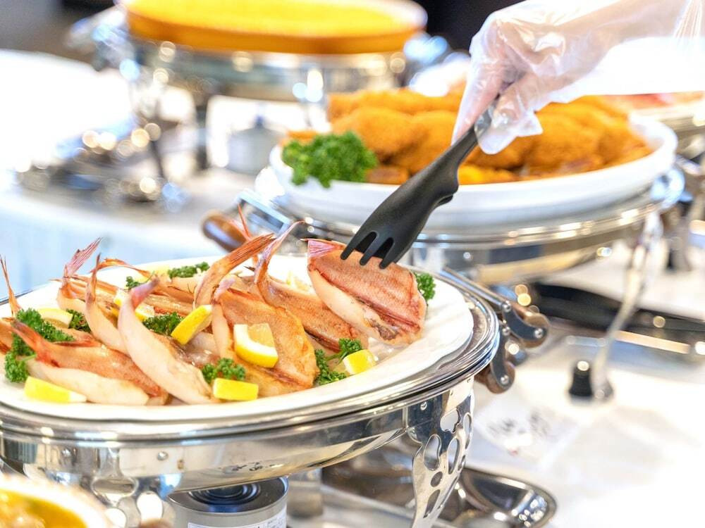 朝食ビュッフェ