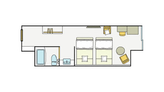 スーペリアトリプル（バス付）禁煙