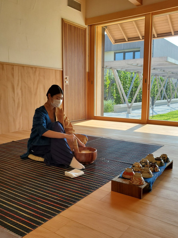 道場でぶくぶく茶