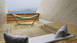 テラスロッジ ツイン (ポートエリアにてチェックイン)