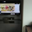壁掛けのスマートテレビに改装済みでした