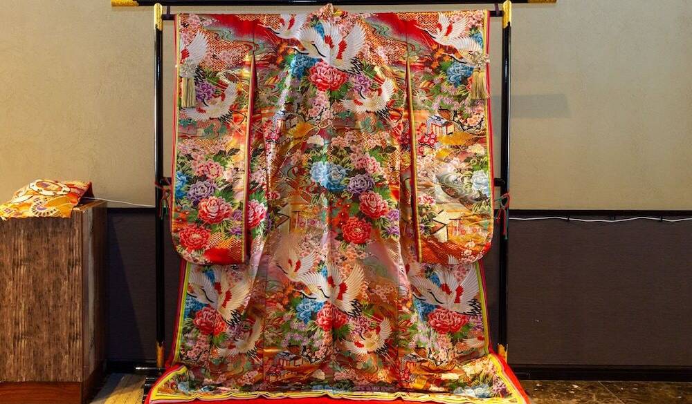 館内の打ち掛け展示 / 2