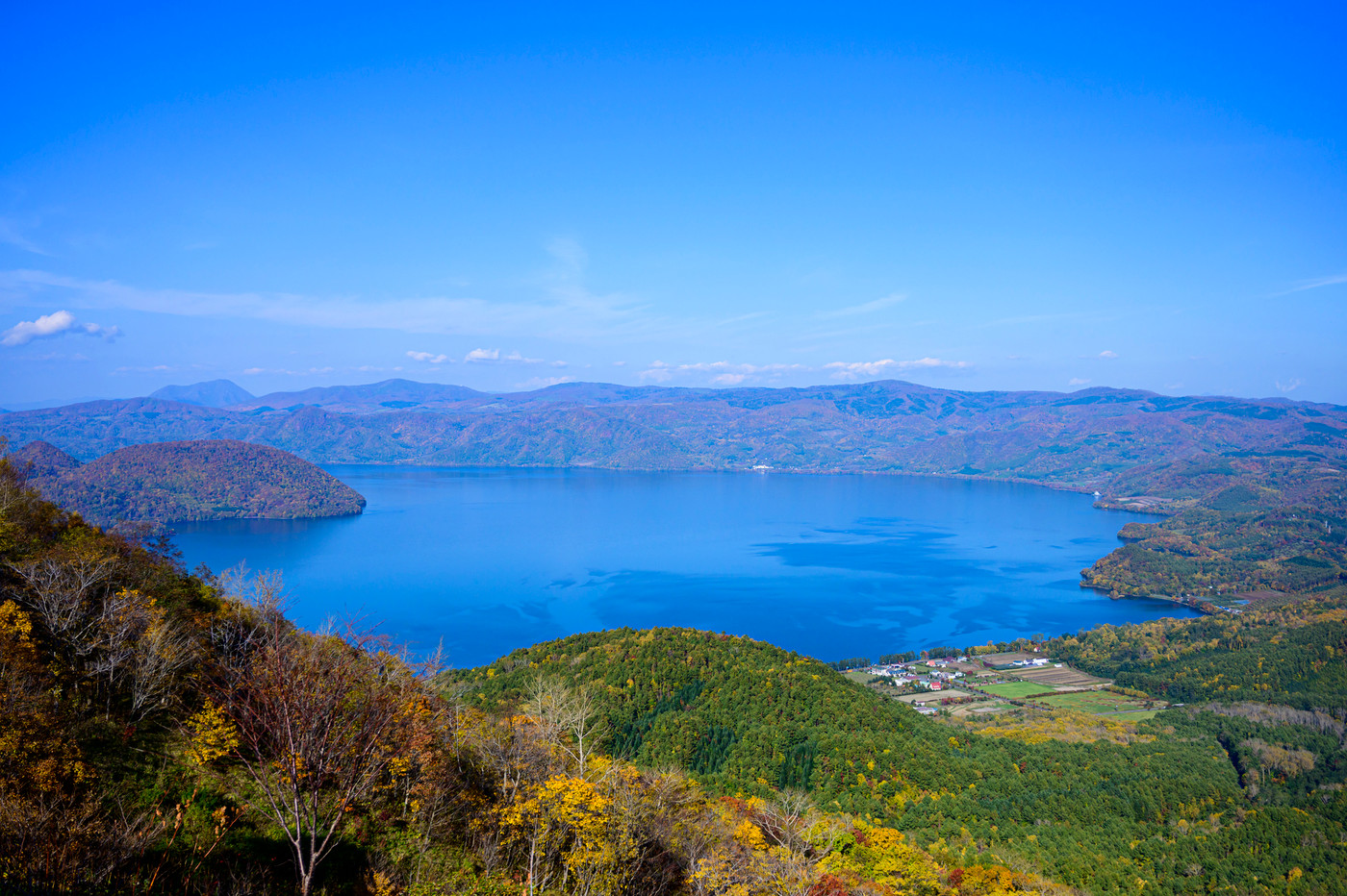 洞爺湖（有珠山洞爺湖展望台からの眺め）