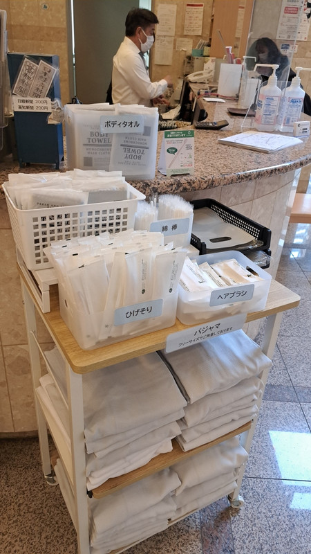 アメニティ類は必要なものをピックアップ