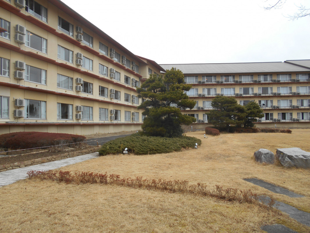 庭園側から見た外観