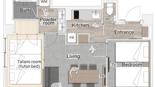 デラックススイート 1ベッドルーム 5ベッド(和室付き) 禁煙