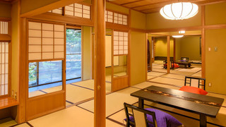 源泉かけ流し半露天風呂付【秋の館・特別室／蓬莱の間】禁煙