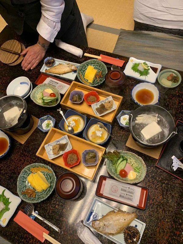 朝食は和食の御膳形式になっていて、とってもおいしかったです♡