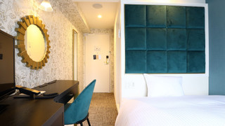 【禁煙】セミダブルルーム/ベッド幅140cm×1台/2名まで/12㎡