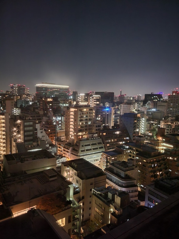 お部屋からの夜景