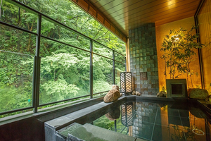 大浴場「和月」の露天風呂も景色◎