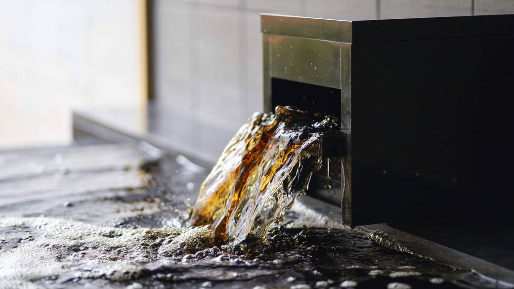 黒褐色の天然温泉 / 4