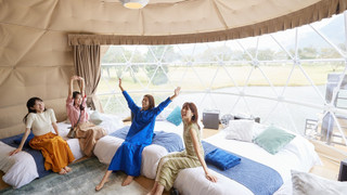 [ツインドーム] 水上テラス併設 (トイレ, シャワー付) 禁煙