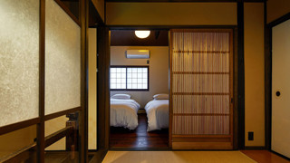 半露天檜風呂付き客室