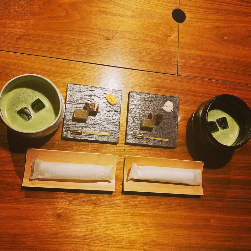 ハロウィンの時期だったので、お茶菓子にもオバケとカボチャが！ / 2