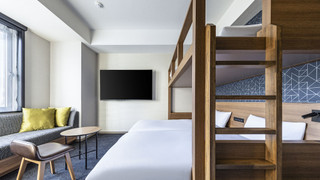 ロフトベッド[禁煙]100cm幅ベッド2台＋ロフトベッド1台