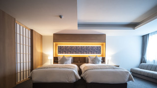 ファミリースイート ツインルーム,すりガラス,禁煙