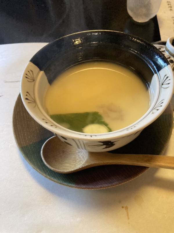 晩ご飯 しじみの茶碗蒸し