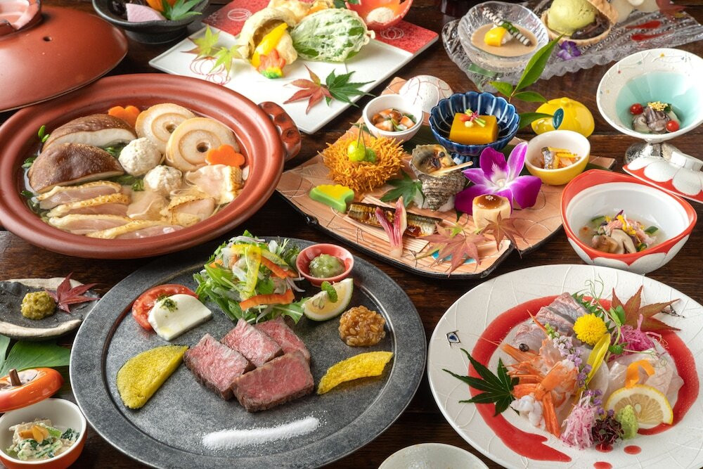 夕食／懐石料理一例①