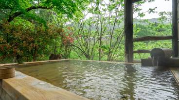 貸切・檜の露天風呂 / 1