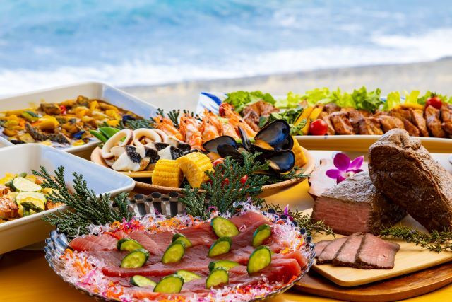 夕食ビュッフェ①