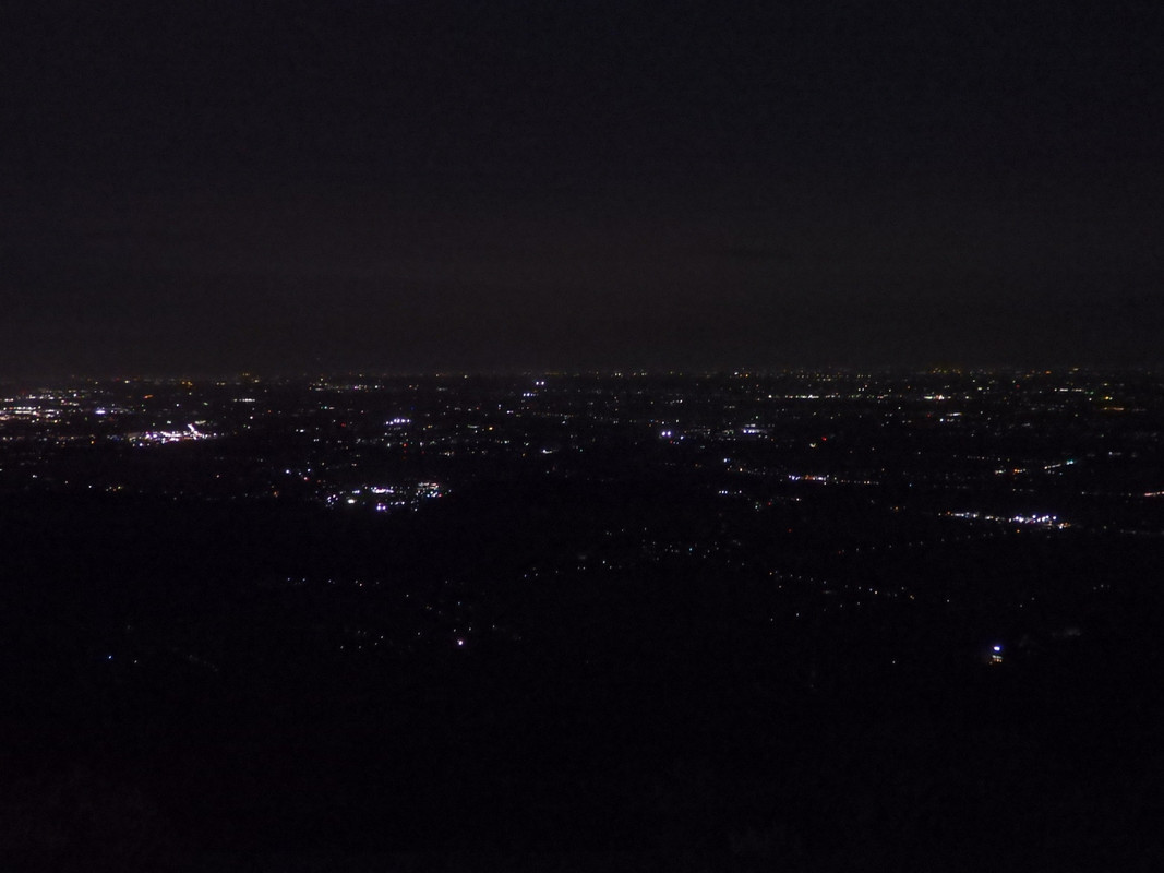 お部屋からの夜景
